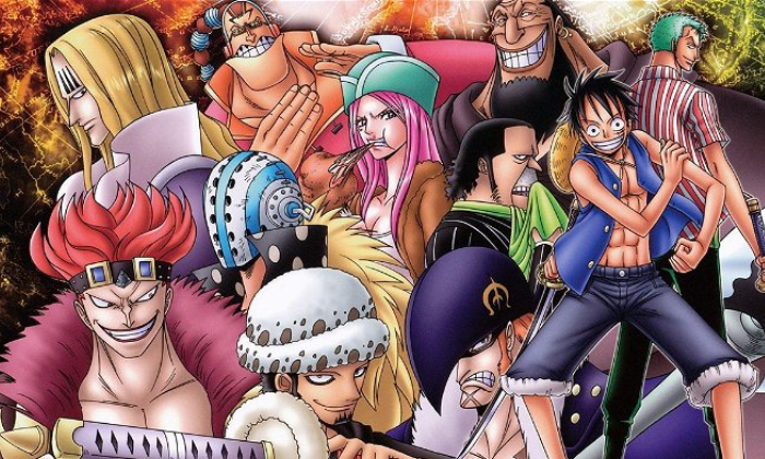 Tableau Manga One Piece La Pire Génération 5 pièces